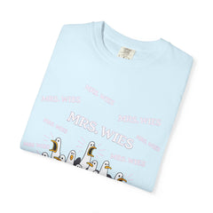 Funny K-6 Seagulls Personalized Teachers Name Garment-Dyed T-shirt