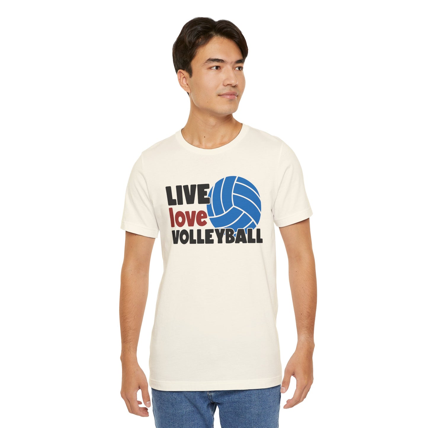 Live Love Volleyball T Shirt,gift for her,gift for him,volleyball gift,sports tee,team shirt,player gift,coach gift,Love Volleyball,Spike it