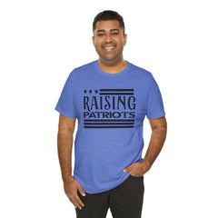 Raising Patriots Tee – Americana Stars & Stripes Family Pride T-Shirt
