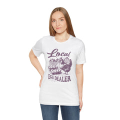 Local Egg Dealer Unisex Jersey Tee - Perfect for Farmers & Foodies