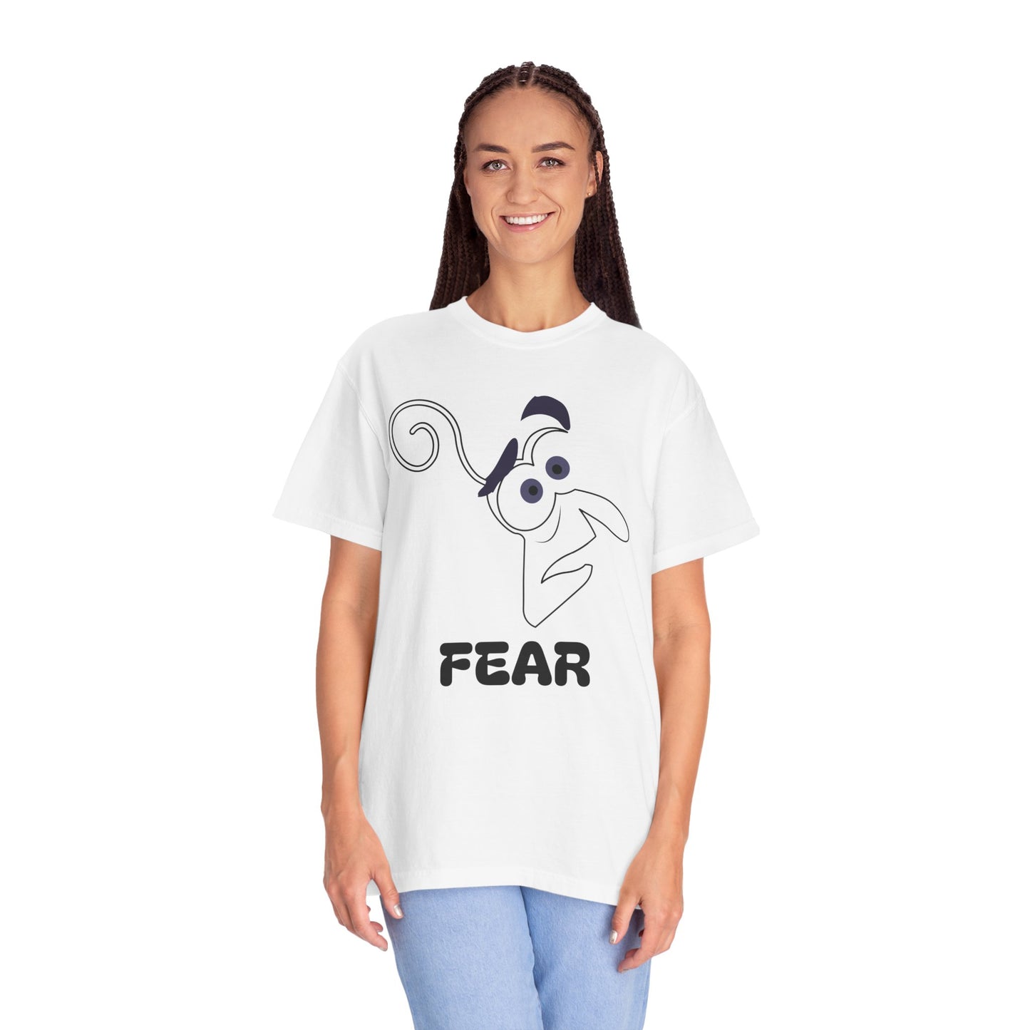 FEAR Emotion Graphic Unisex Comfort Colors Garment Dyed T Shirt