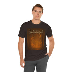 Forest Echoes Short Sleeve Tee - Get The Led Out, Zeppelin Inspirational Nature Design