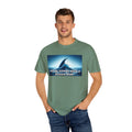 Jaws Movie  Influenced shark fin quote Mural Graphic - Unisex Comfort Colors Shirt