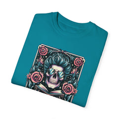 TAROT CARD WEED T Shirt, Vintage Style tee, Skeleton Reader Graphic Tee, Weed Lover, Smoke Cannabis tee, Relaxed Fit tee, Stoner Lifestyle
