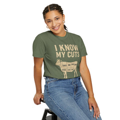 Funny Cow Cuts Unisex T-Shirt - Gift for Meat Lovers, BBQ Parties