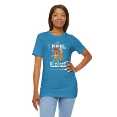 I Feel Blessed Tee - Positive Vibes Floral