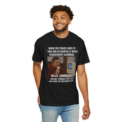 Funny Retro Science T-Shirt - Travel Back to 1986 Meme Tee