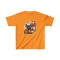 Cute Bat With a Pumpkin Balloon - Kids Heavy Cotton™ Tee