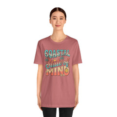 Coastal State of Mind Tee — Retro Beach Graphic T-Shirt