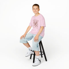Graphic Kids Tee - Messy Hair Don't Care Sheep