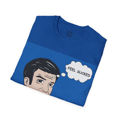 Feel Sucked Pop Art Guy Unisex Softstyle T-Shirt