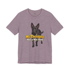 My Therapist Has A Wet Nose Personalized with your dog(s) image T-Shirt
