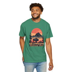 Yellowstone National Park Graphic, Comfort Colors Soft Relaxed Fit Unisex Garment-Dyed T-shirt