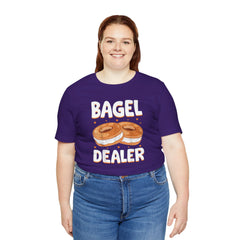 Funny Bagel Dealer Tee - Graphic Shirt