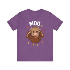 Funny Thanksgiving Turkey Moo T‑Shirt - Unisex Tee