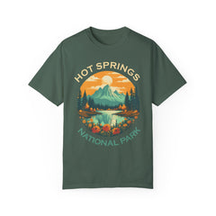 Hot Springs National Park Graphic, Comfort Colors Soft Relaxed Fit Unisex Garment-Dyed T-shirt
