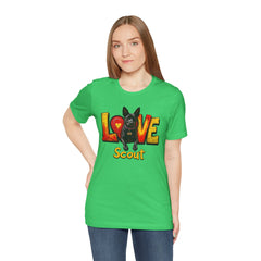 Personalized Love Your Dog T-Shirt — Designed with your dogs name and picture Graphic Tee