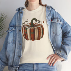Autumn-Themed Pumpkin Book Tee, Cozy Fall Shirt, Halloween Apparel, Literary Gift, Unisex Comfortable T-Shirt