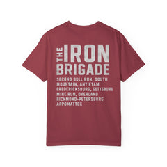 Iron Brigade Civil War Battles Unisex Garment-Dyed T-Shirt - Vintage Military Graphic Tee