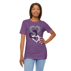 Triple Heart Design Tee