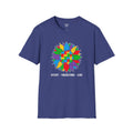 Autism awareness tee, softstyle, unisex autism shirt, short sleeve autism tee, shirt for autism, support autism shirt, gift for autistic kid