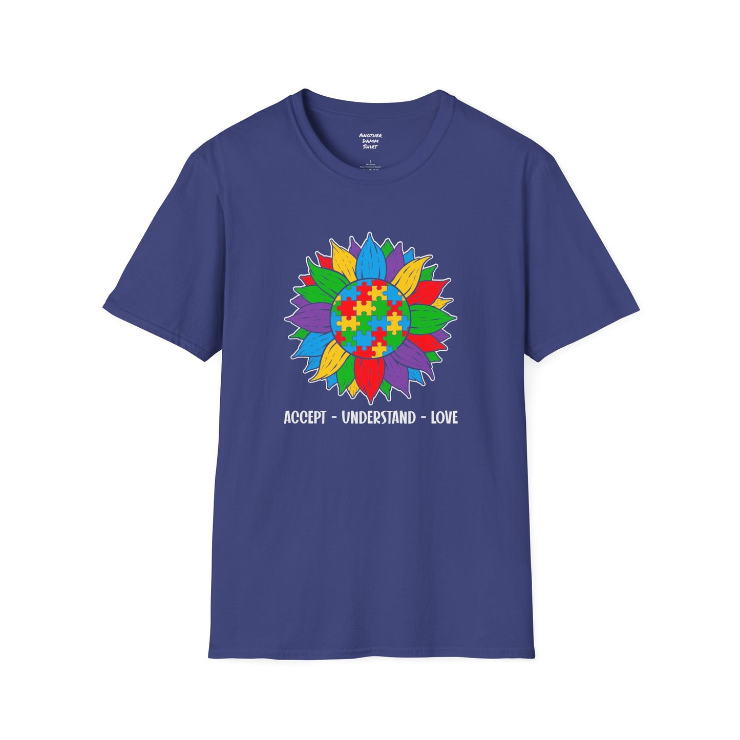 Autism awareness tee, softstyle, unisex autism shirt, short sleeve autism tee, shirt for autism, support autism shirt, gift for autistic kid