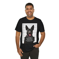 K9 Mugshot Personalized with your Dog T-Shirt