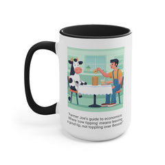 COW TIPPING Awareness - Accent Mugs | Cow Tipping Is Real, Bovine Humor. Gift For Him, Gift For Her, Farm Humor, Cow Fan Gift, Farm Animal