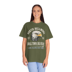 Your Home Town Personalized Eagle T‑Shirt — "Small Town, Big Heart"