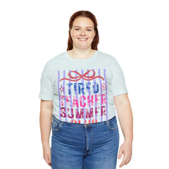 Tired Teacher Summer Club Tee