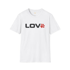 Love A Paw Unisex Softstyle T-Shirt
