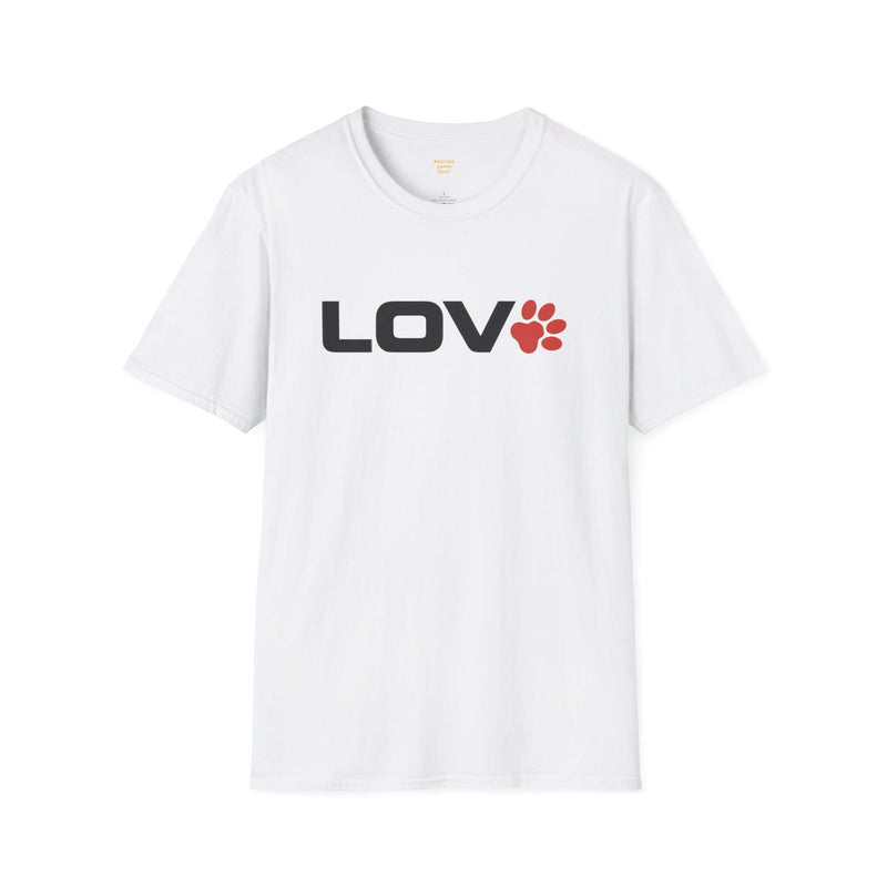 Love A Paw Unisex Softstyle T-Shirt