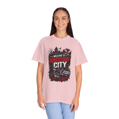 Raccoon City Graphic T-Shirt — "Welcome to Raccoon City" Horror Gamer Tee