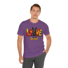 Personalized Love Your Dog T-Shirt — Designed with your dogs name and picture Graphic Tee