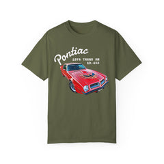 Retro Pontiac 1974 Trans Am SD-455 Unisex Comfort Colors Garment Dyed T-Shirt