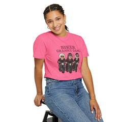 Biker Granny Gang T-shirt, Unisex Tee for Motorcycle Lovers, Fun Gift for Bikers, Unique Graphic Shirt, Perfect for Rides or Casual Wear