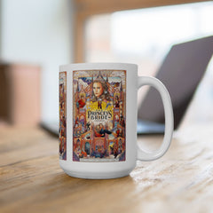 Unique Three Panel  Stain Glass Graphic Princess Bride Mug