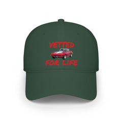 Vetted For Life Hat — Vintage Red Car Baseball Cap