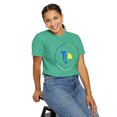 Blue French Horn & Yellow Umbrella T-Shirt — HIMYM Fan Tee