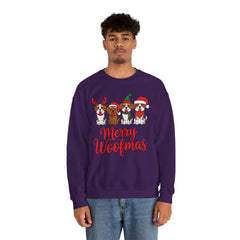 Merry Woofmas- Unisex Heavy Blend™ Crewneck Sweatshirt