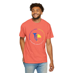 Blue French Horn & Yellow Umbrella T-Shirt — HIMYM Fan Tee