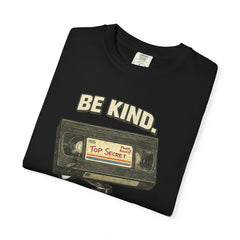 Be Kind Rewind Cassette T-Shirt — Retro 80s Vintage Tape Tee