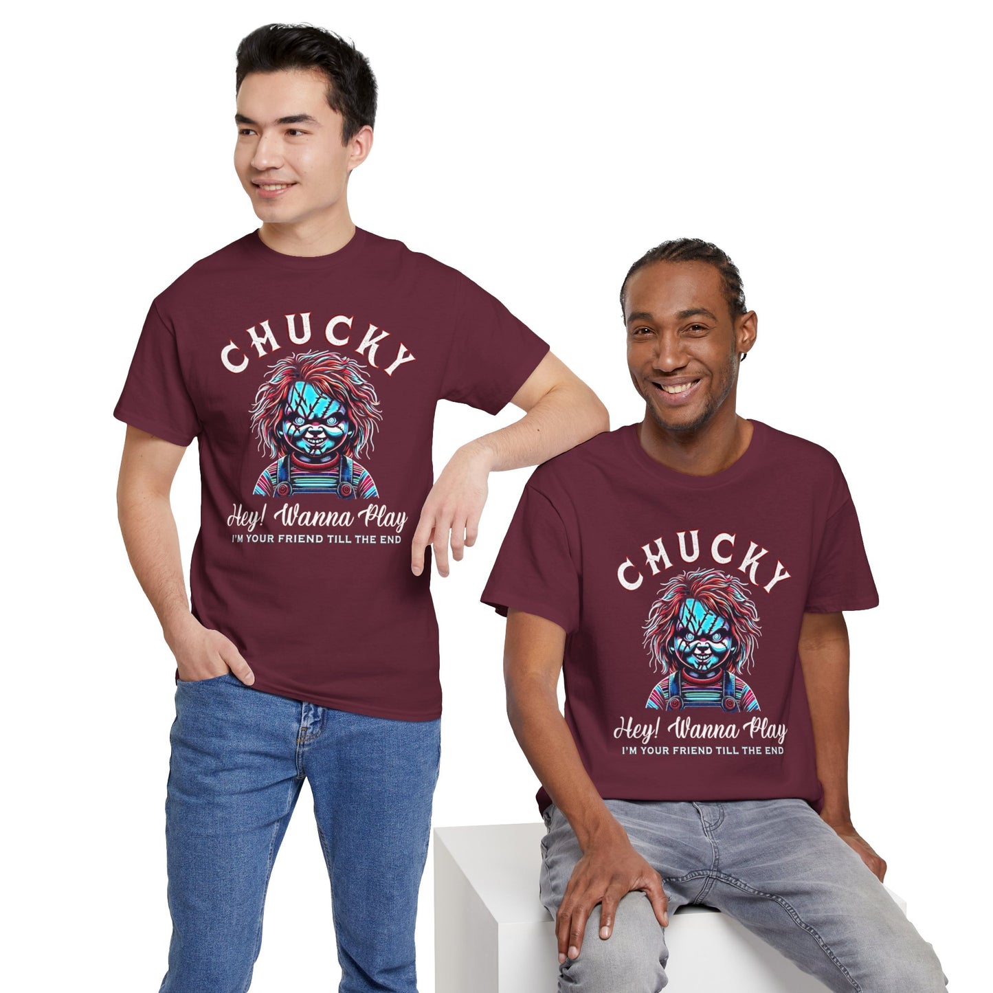 Chuck The Man Child - Unisex Heavy Cotton Tee