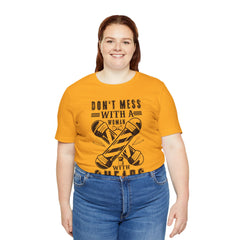 Funny Woman Barber Unisex Tee, Don't Mess with a Shears Shirt