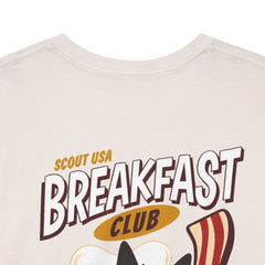 Breakfast Club Dog T‑Shirt — Retro Bacon & Eggs Graphic Tee