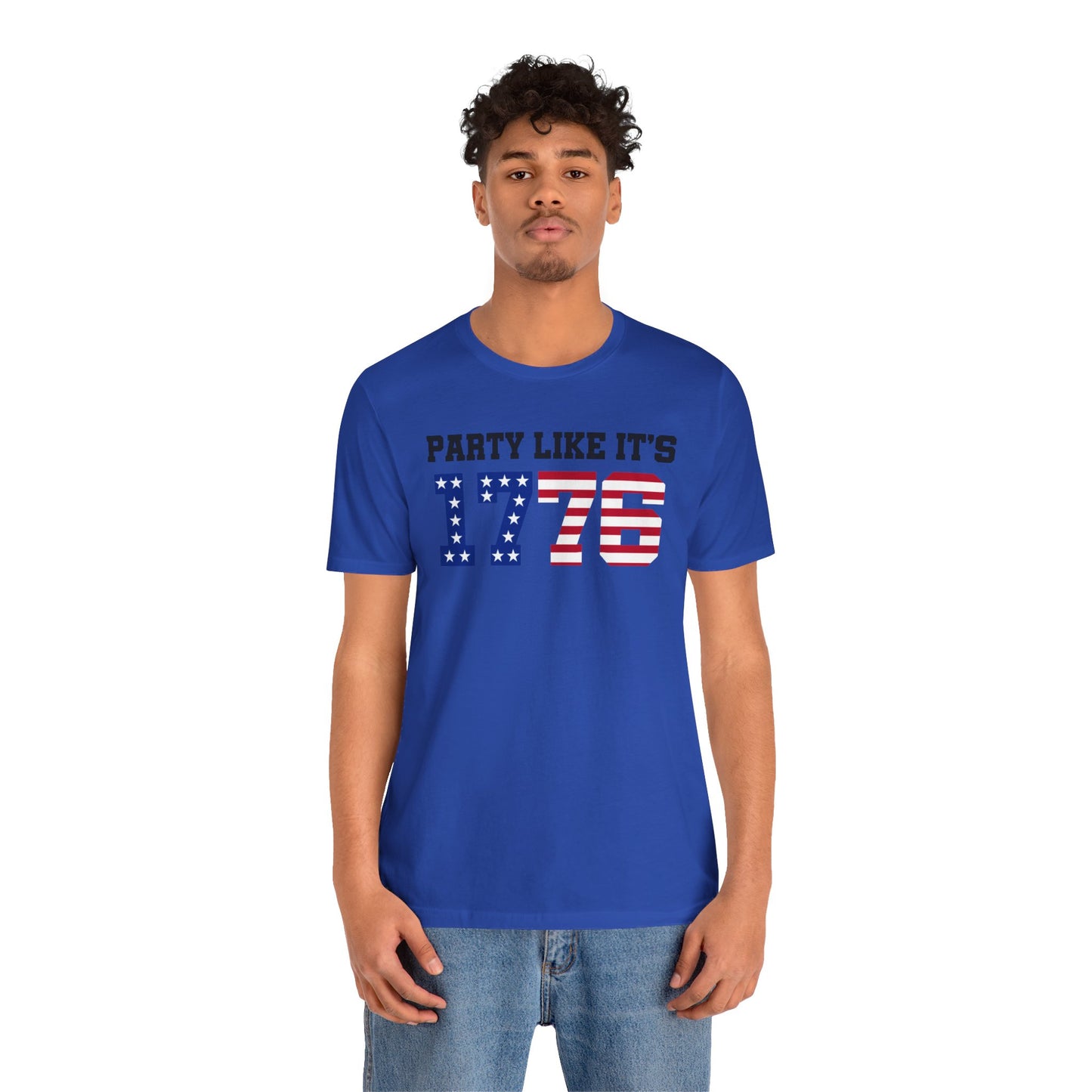 Party Like Its 1776, Graphic Unisex Jersey Short Sleeve Tee