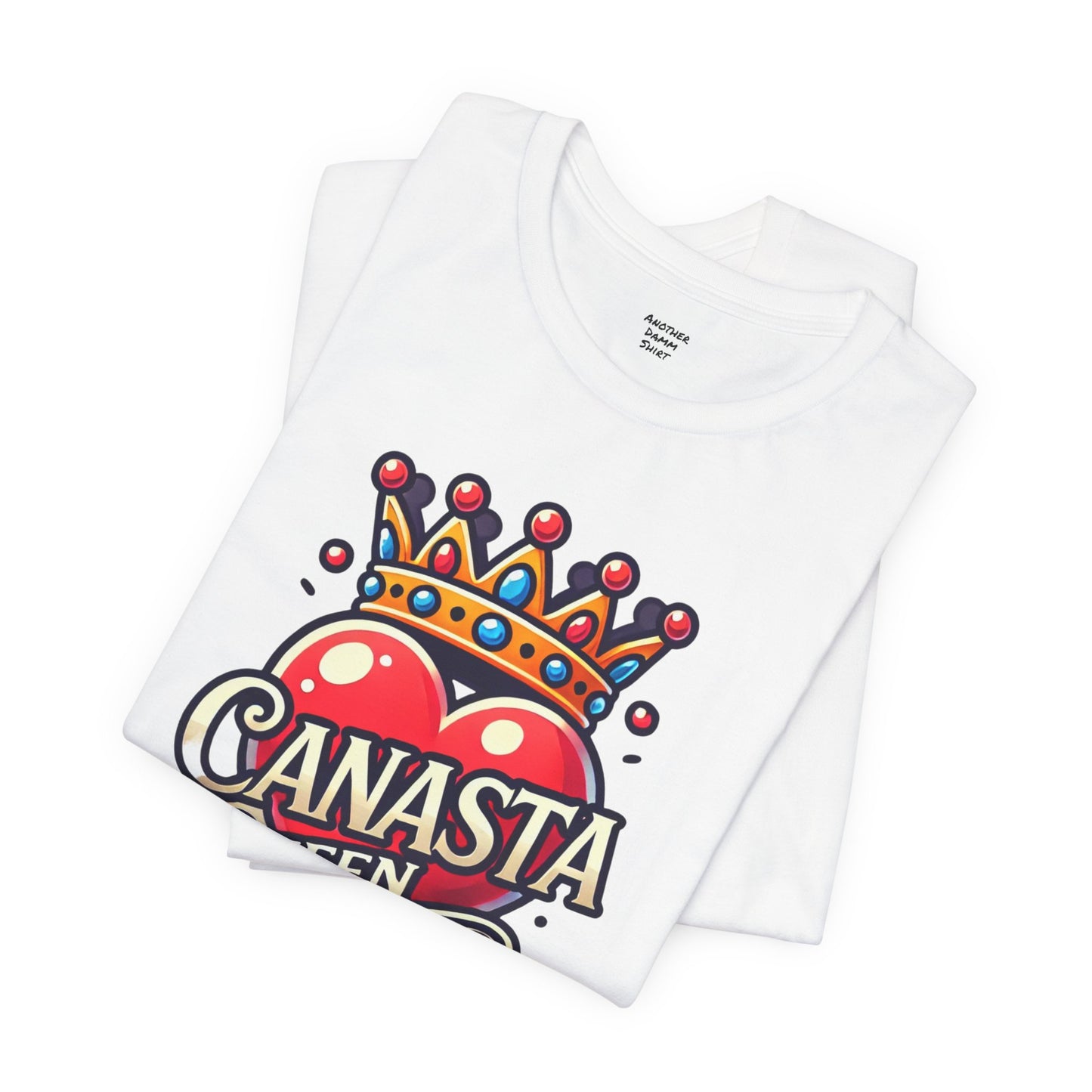 Canasta Queen Crown and Heart - Graphic Unisex Tee