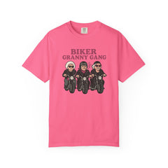 Biker Granny Gang T-shirt, Unisex Tee for Motorcycle Lovers, Fun Gift for Bikers, Unique Graphic Shirt, Perfect for Rides or Casual Wear