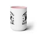 I Would Workout But My Cat Needs Me Graphic Cat Mug