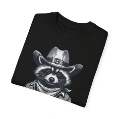 Raccoon Cowboy Funny Graphic Shirt -  Unisex T Shirt